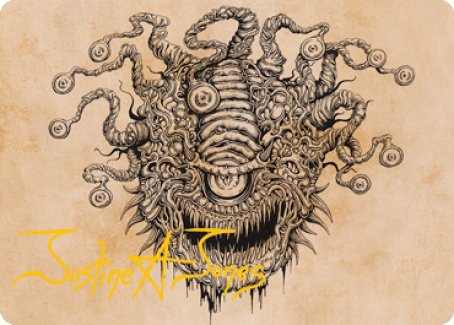 Baleful Beholder (Showcase) Art Card (Gold-Stamped Signature) [Dungeons & Dragons: Adventures in the Forgotten Realms Art Series] Magic: The Gathering