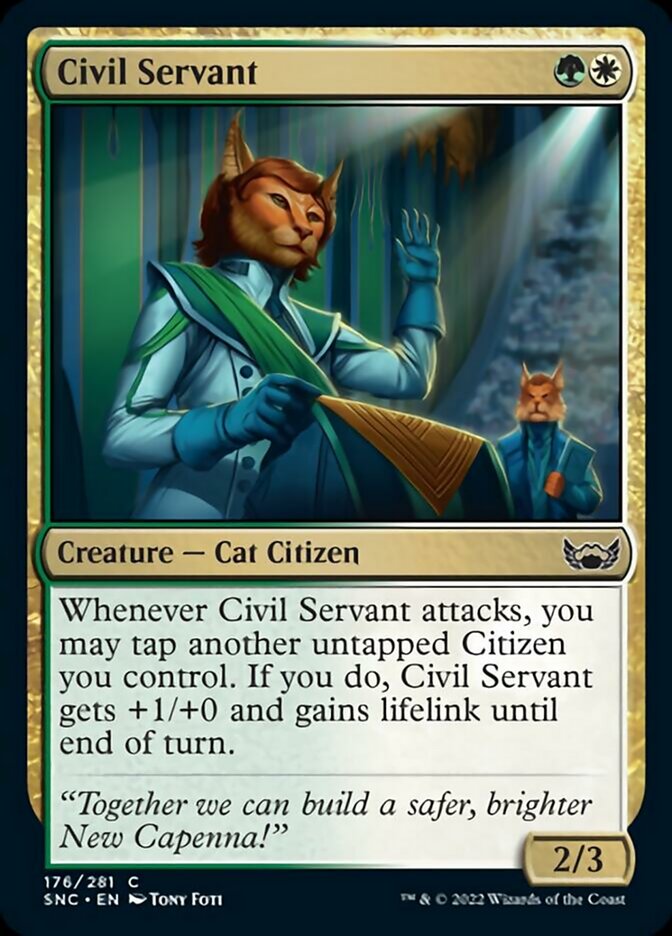Civil Servant [Streets of New Capenna] Magic: The Gathering