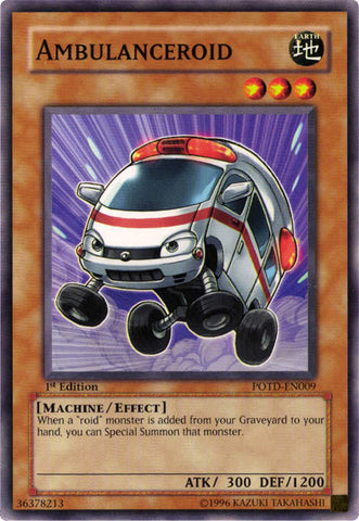 Ambulanceroid [POTD-EN009] Common Yu-Gi-Oh!