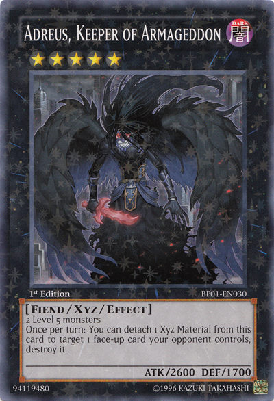 Adreus, Keeper of Armageddon [BP01-EN030] Starfoil Rare Yu-Gi-Oh!