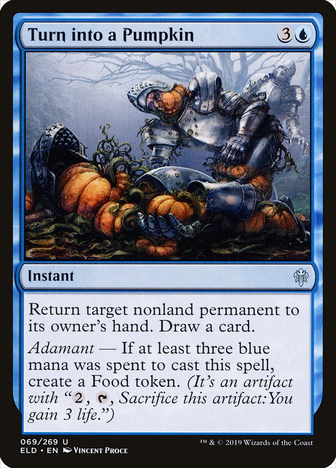 Turn into a Pumpkin [Throne of Eldraine] Magic: The Gathering