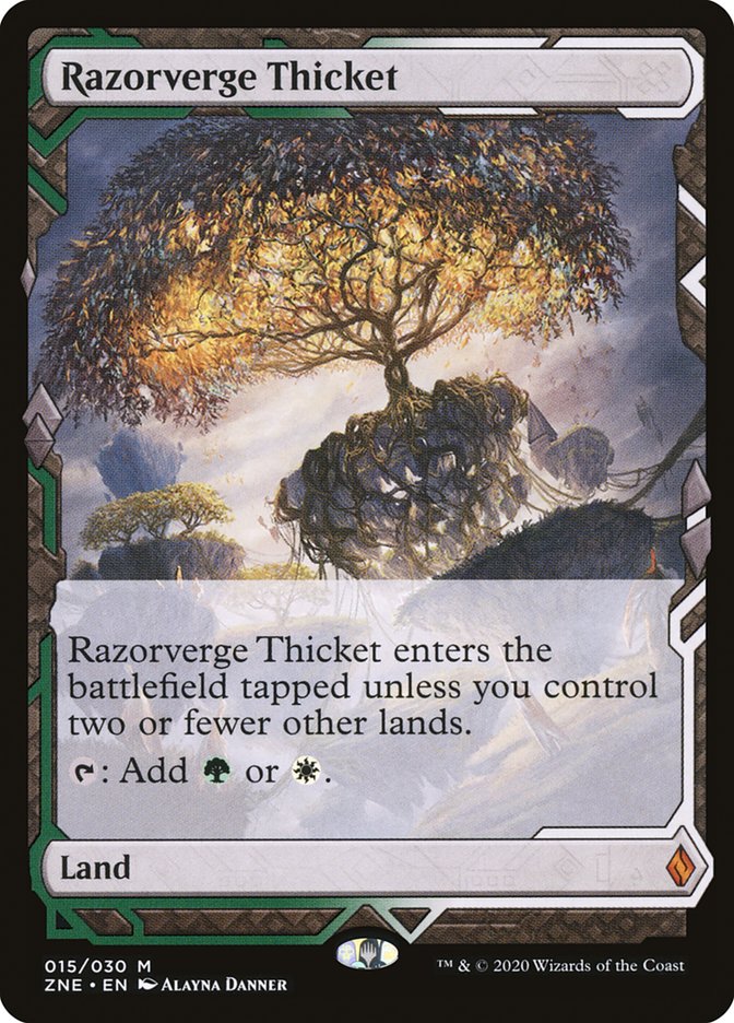 Razorverge Thicket (Expeditions) [Zendikar Rising Expeditions] Magic: The Gathering