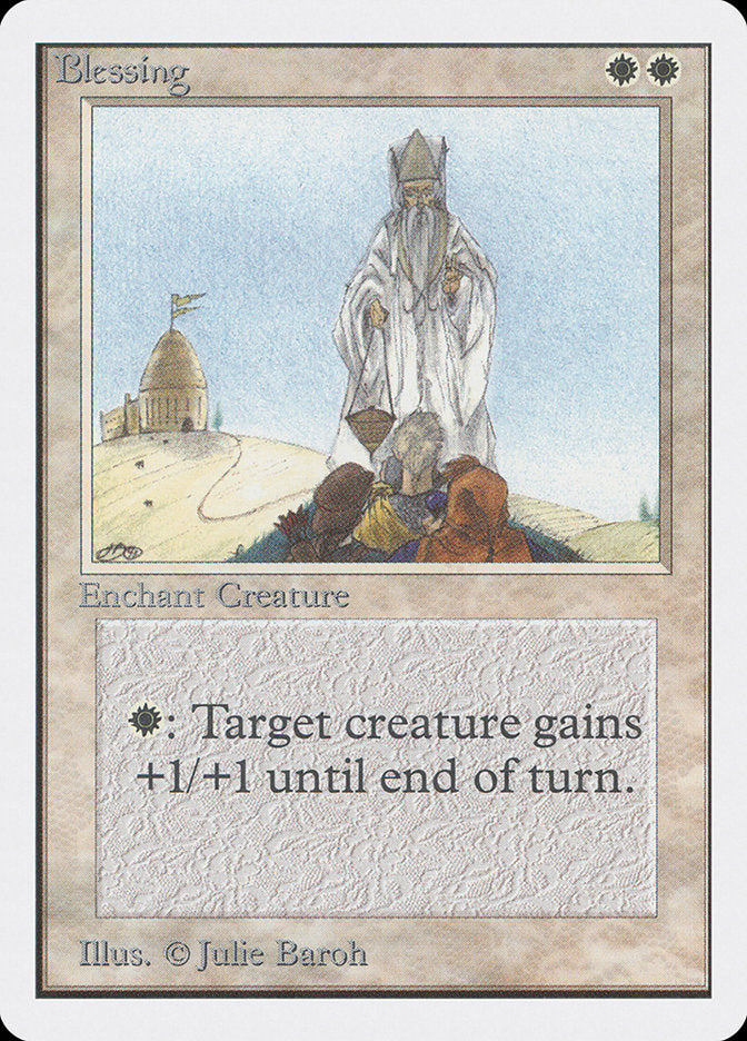Blessing [Unlimited Edition] Magic: The Gathering