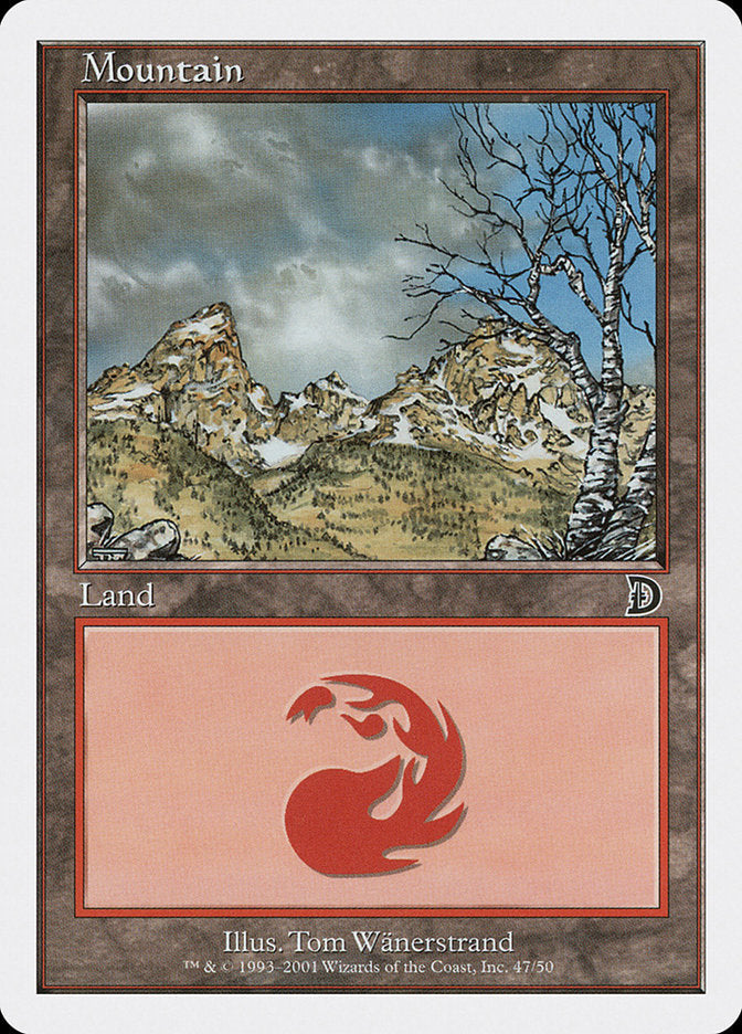 Mountain (47) [Deckmasters] Magic: The Gathering