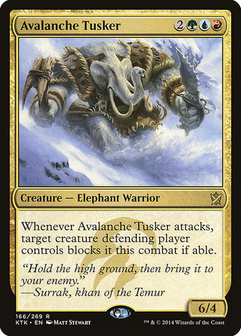 Avalanche Tusker [Khans of Tarkir] Magic: The Gathering