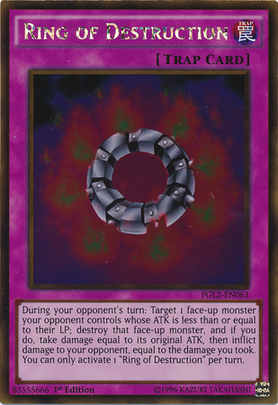 Ring of Destruction [PGL2-EN063] Gold Rare Yu-Gi-Oh!
