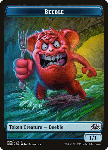 Beeble // Squirrel Double-Sided Token [Unsanctioned Tokens] Magic: The Gathering