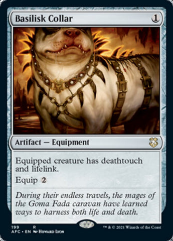 Basilisk Collar [Dungeons & Dragons: Adventures in the Forgotten Realms Commander] Magic: The Gathering