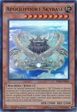 Apoqliphort Skybase [SECE-EN023] Ultra Rare Yu-Gi-Oh!