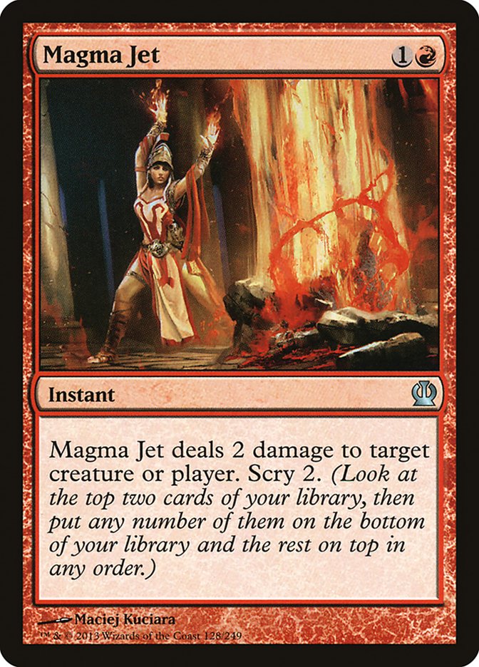 Magma Jet [Theros] Magic: The Gathering