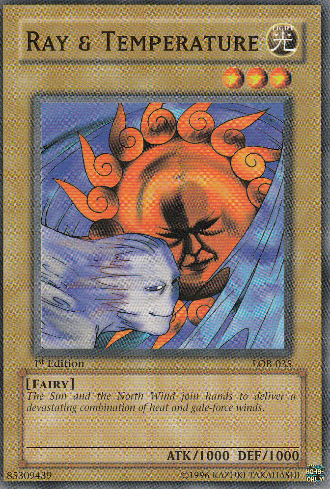 Ray & Temperature [LOB-035] Common Yu-Gi-Oh!