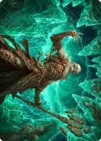 Draugr Necromancer Art Card [Kaldheim Art Series] Magic: The Gathering