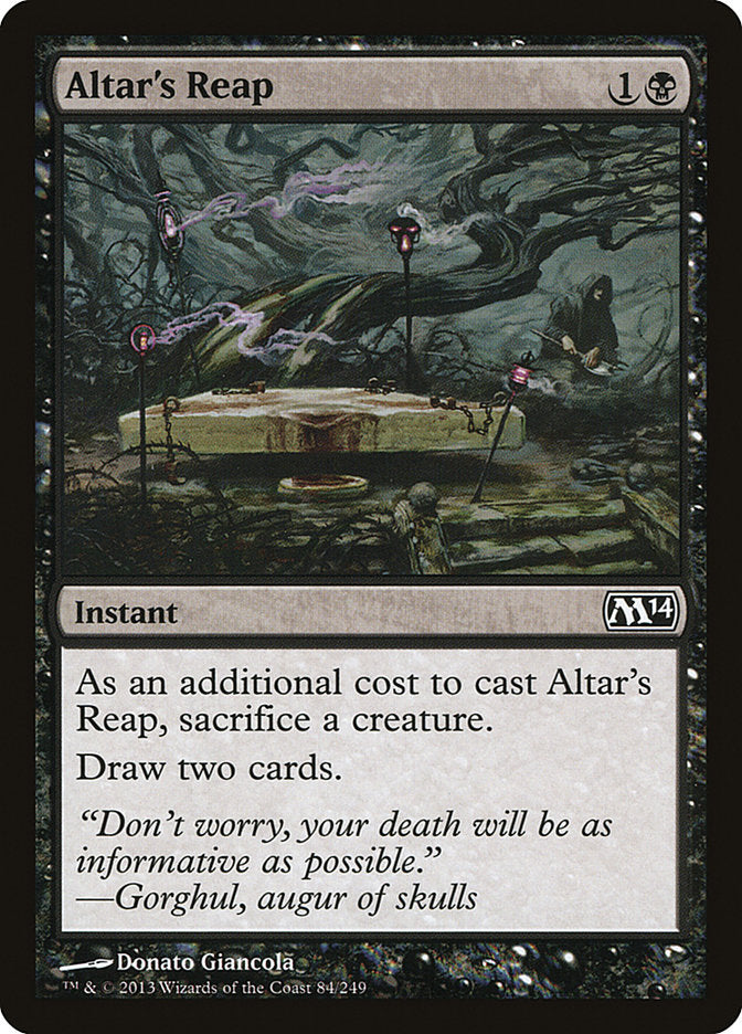 Altar's Reap [Magic 2014] Magic: The Gathering