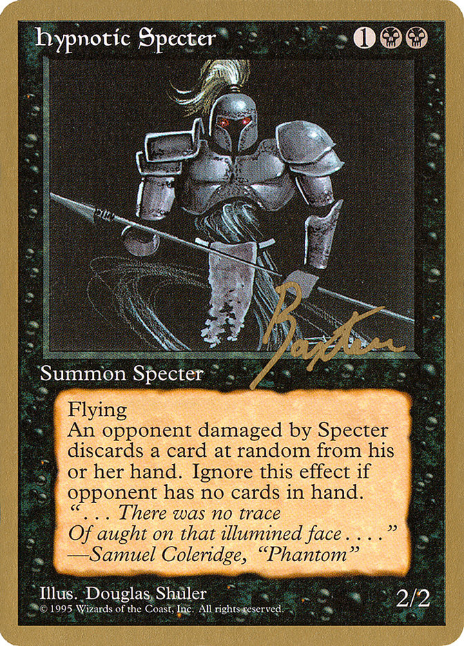 Hypnotic Specter (George Baxter) [Pro Tour Collector Set] Magic: The Gathering