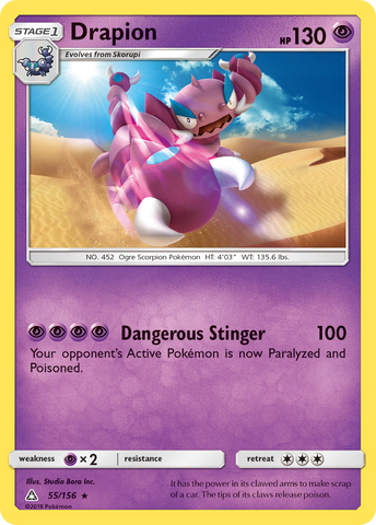 Drapion (55/156) [Sun & Moon: Ultra Prism] Pokémon