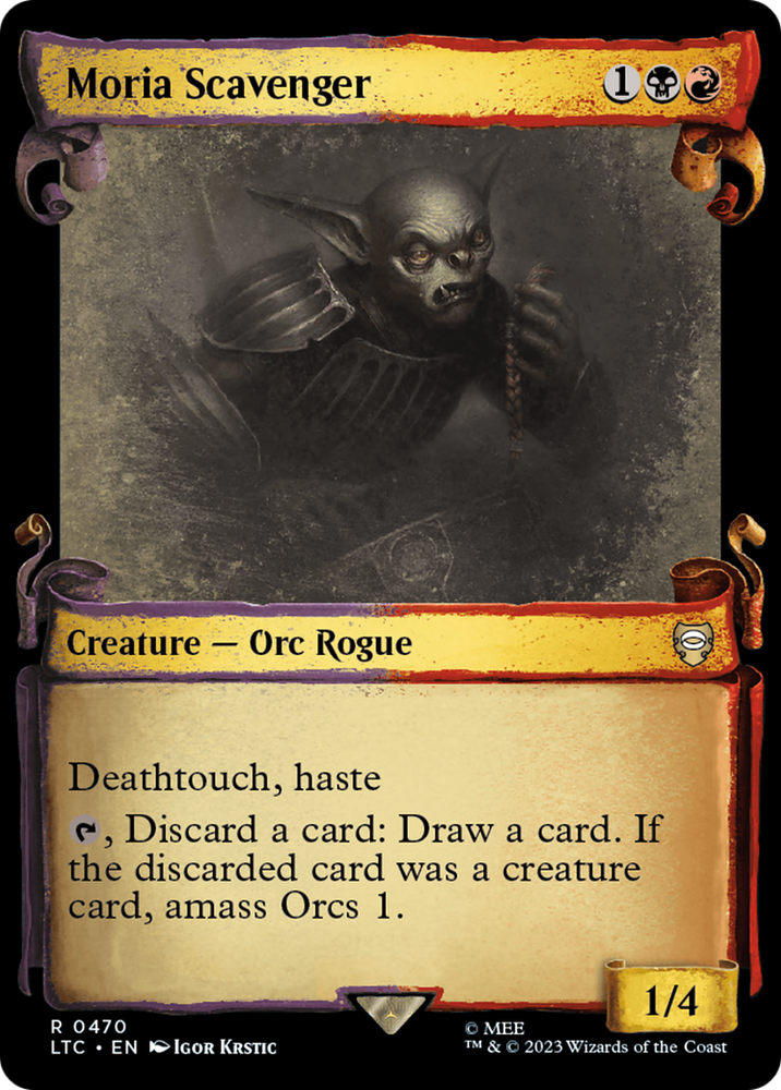 Moria Scavenger [The Lord of the Rings: Tales of Middle-Earth Commander Showcase Scrolls] Magic: The Gathering
