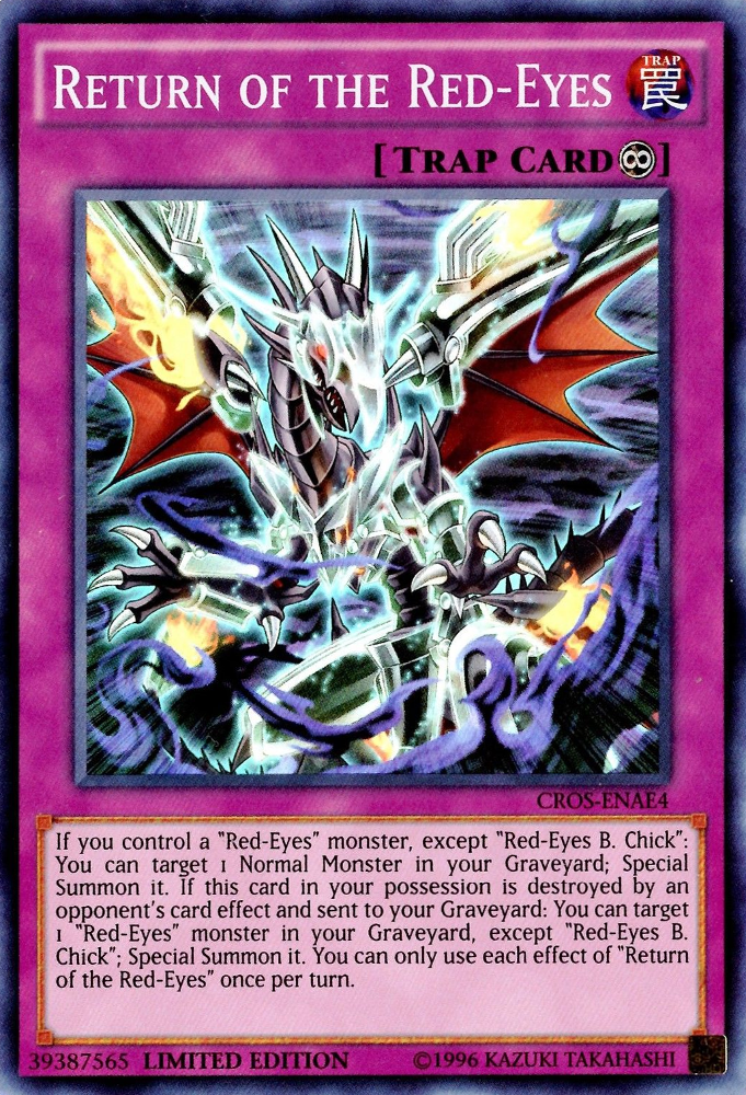 Return of the Red-Eyes [CROS-ENAE4] Super Rare Yu-Gi-Oh!