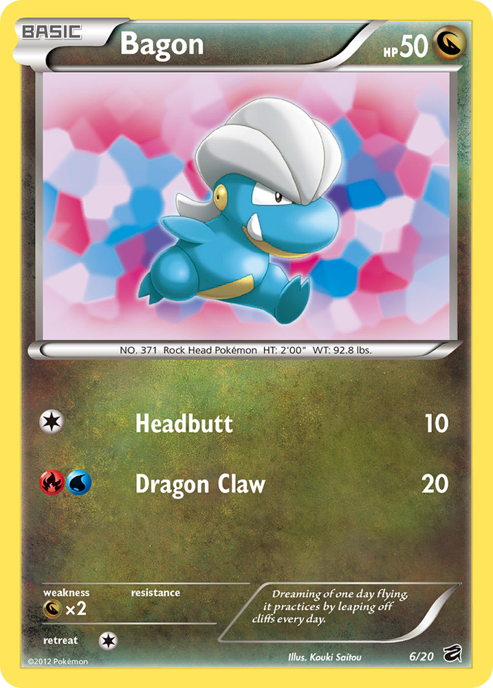 Bagon (6/20) [Black & White: Dragon Vault] Pokémon