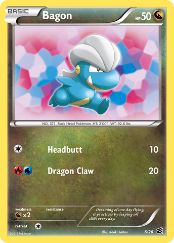 Bagon (6/20) [Black & White: Dragon Vault] Pokémon