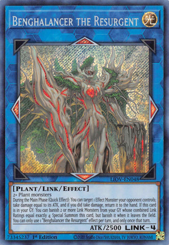 Benghalancer the Resurgent [LIOV-EN048] Secret Rare Yu-Gi-Oh!
