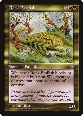 Rock Basilisk [Mirage] Magic: The Gathering