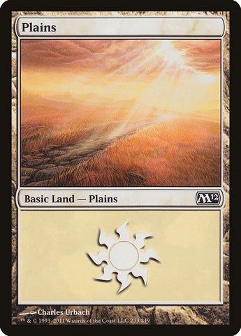 Plains (233) [Magic 2012] Magic: The Gathering