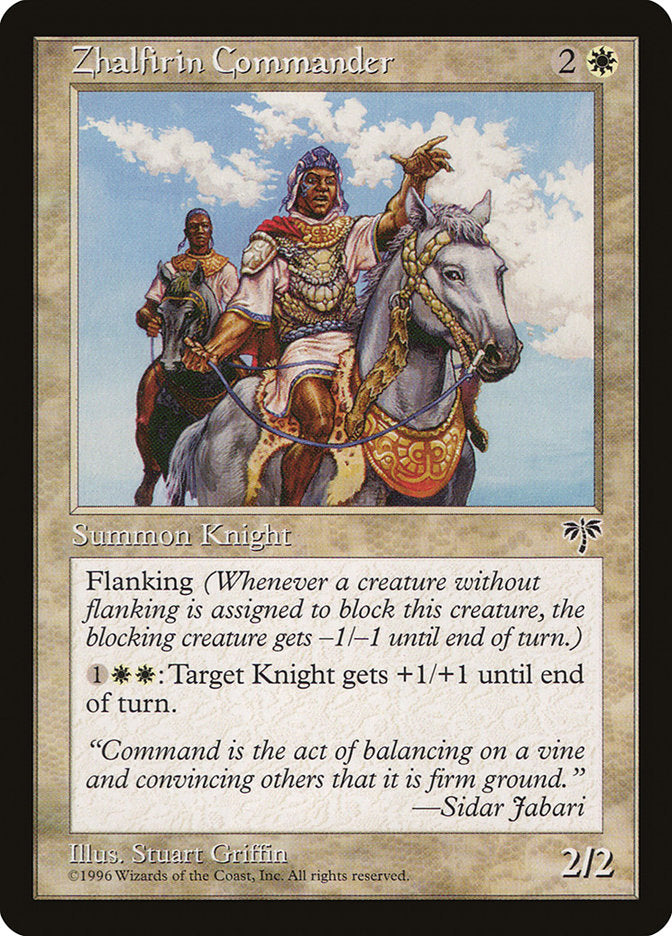 Zhalfirin Commander [Mirage] Magic: The Gathering