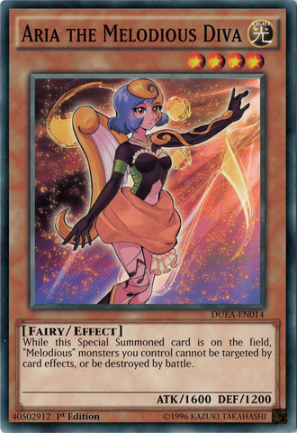 Aria the Melodious Diva [DUEA-EN014] Common Yu-Gi-Oh!
