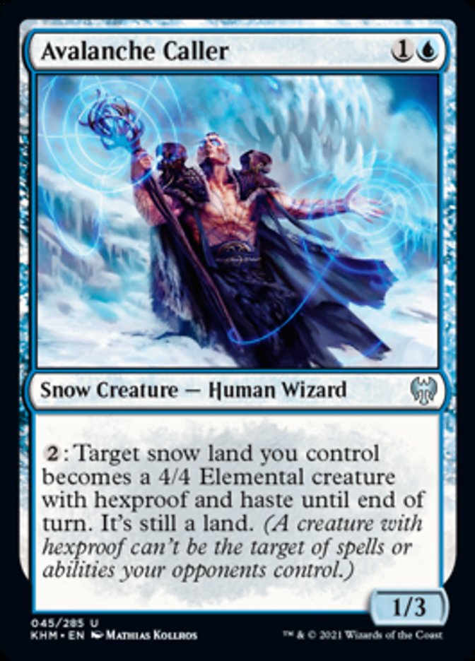 Avalanche Caller [Kaldheim] Magic: The Gathering