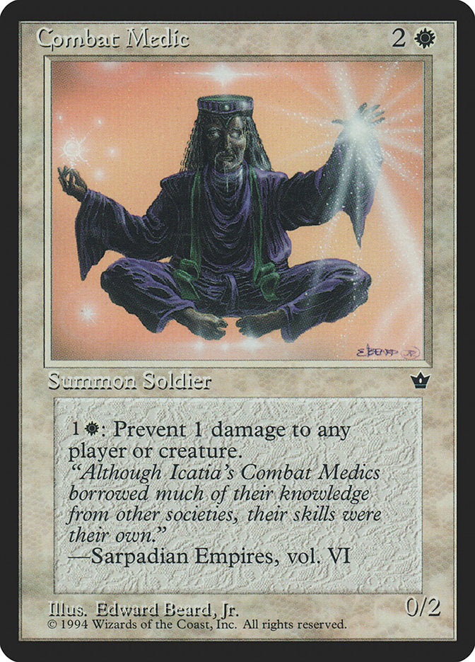 Combat Medic (Edward P. Beard, Jr.) [Fallen Empires] Magic: The Gathering
