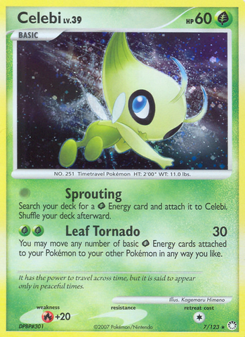 Celebi (7/123) [Diamond & Pearl: Mysterious Treasures] Pokémon