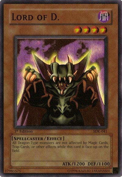 Lord of D. [SDK-041] Super Rare Yu-Gi-Oh!
