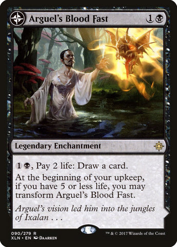 Arguel's Blood Fast // Temple of Aclazotz [Ixalan] Magic: The Gathering