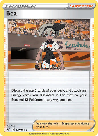 Bea (147/185) [Sword & Shield: Vivid Voltage] Pokémon