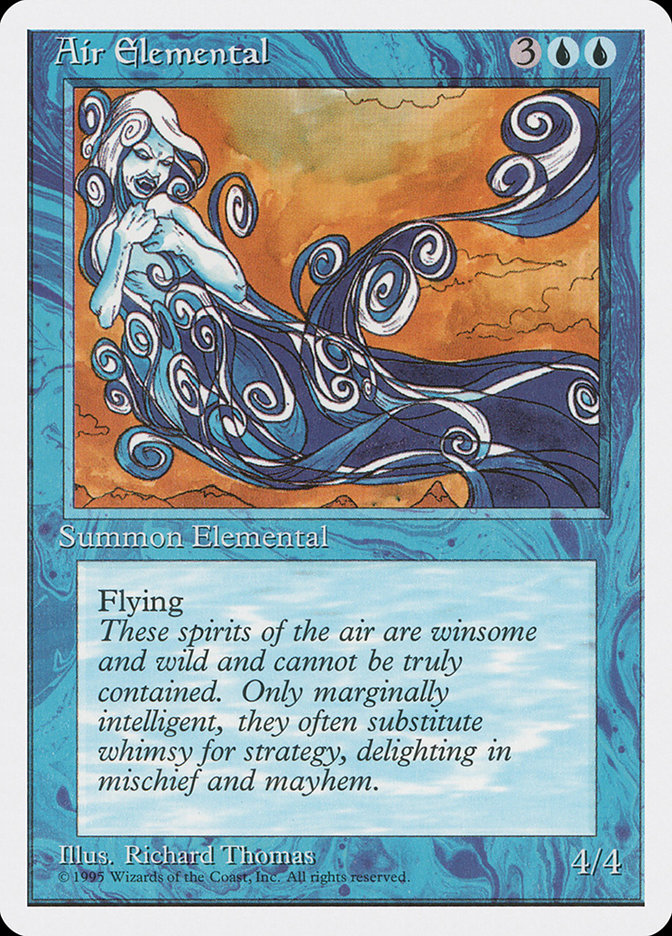 Air Elemental [Fourth Edition] Magic: The Gathering