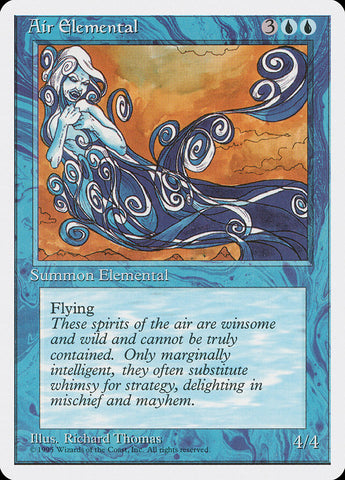 Air Elemental [Fourth Edition] Magic: The Gathering