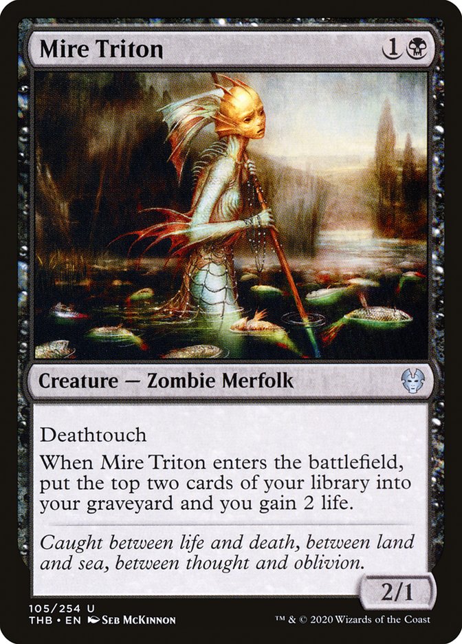 Mire Triton [Theros Beyond Death] Magic: The Gathering