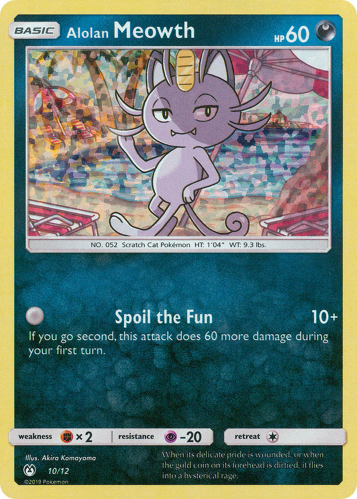 Alolan Meowth (10/12) [McDonald's Promos: 2019 Collection] Pokémon