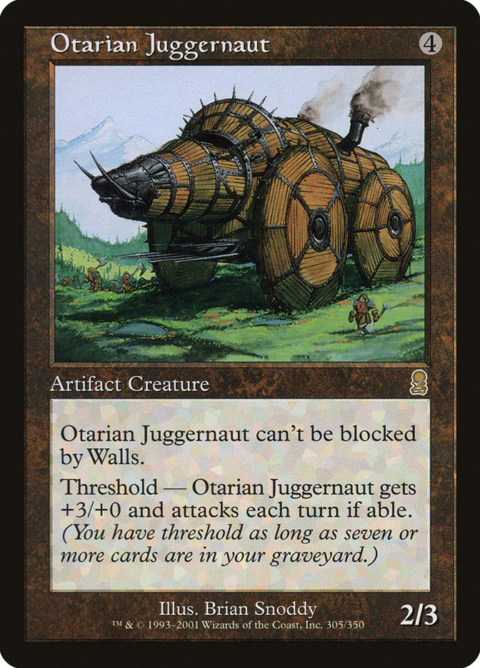 Otarian Juggernaut [Odyssey] Magic: The Gathering
