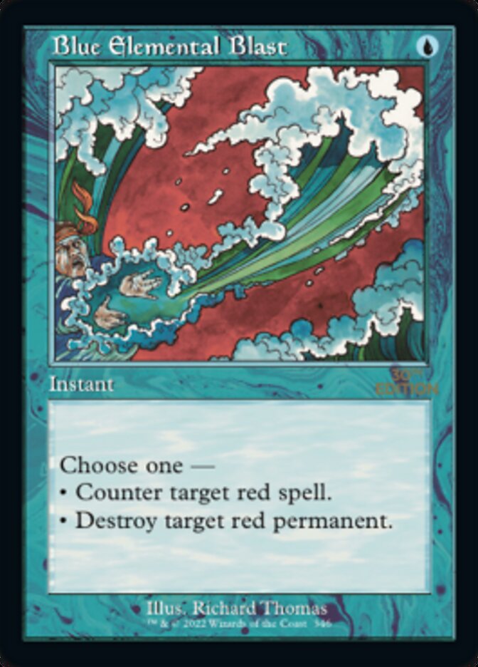 Blue Elemental Blast (Retro) [30th Anniversary Edition] Magic: The Gathering