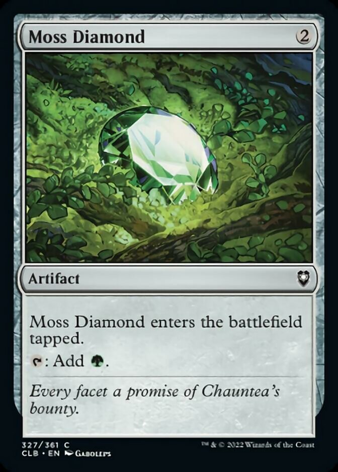 Moss Diamond [Commander Legends: Battle for Baldur's Gate] Magic: The Gathering