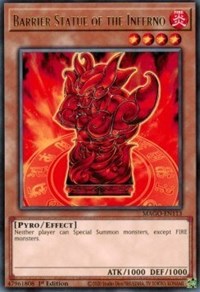 Barrier Statue of the Inferno [MAGO-EN113] Rare Yu-Gi-Oh!
