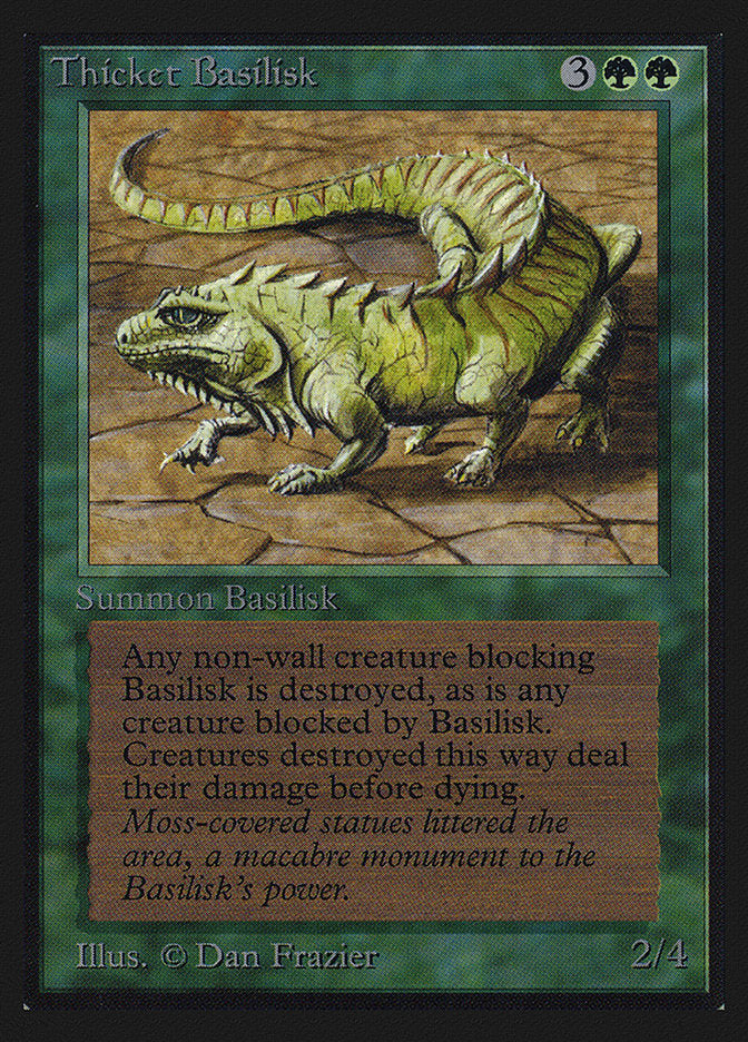 Thicket Basilisk [Collectors' Edition] Magic: The Gathering