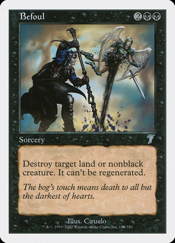 Befoul [Seventh Edition] Magic: The Gathering