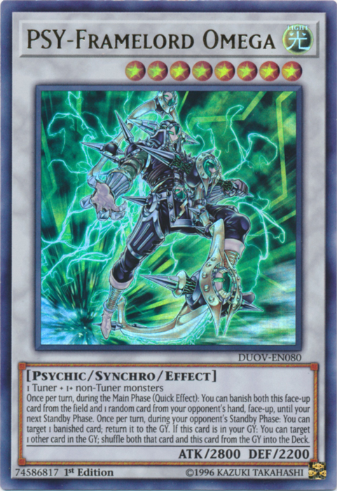 PSY-Framelord Omega [DUOV-EN080] Ultra Rare Yu-Gi-Oh!
