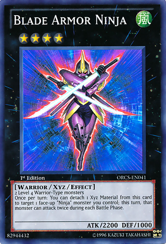 Blade Armor Ninja [ORCS-EN041] Super Rare Yu-Gi-Oh!