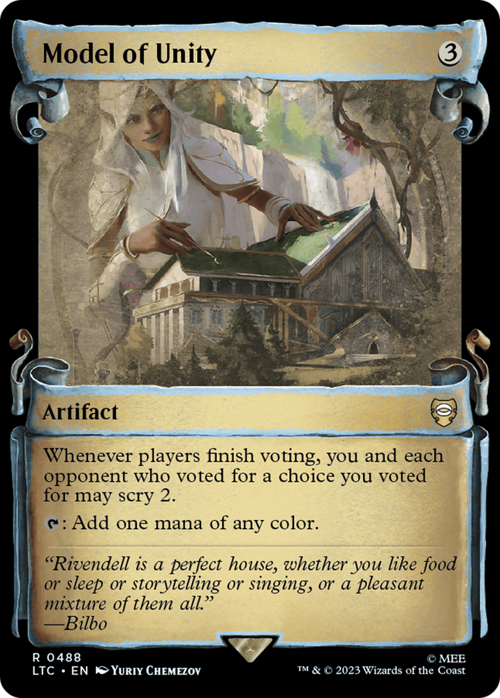 Model of Unity [The Lord of the Rings: Tales of Middle-Earth Commander Showcase Scrolls] Magic: The Gathering
