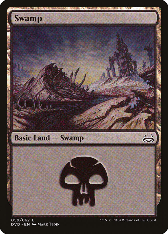 Swamp (59) (Divine vs. Demonic) [Duel Decks Anthology] Magic: The Gathering