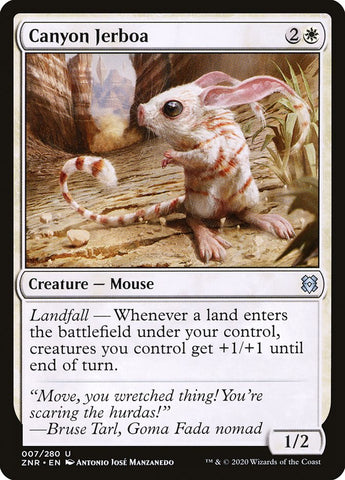 Canyon Jerboa [Zendikar Rising] Magic: The Gathering