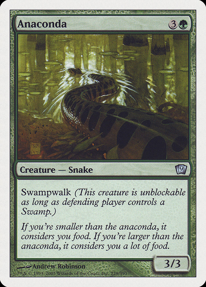 Anaconda [Ninth Edition] Magic: The Gathering
